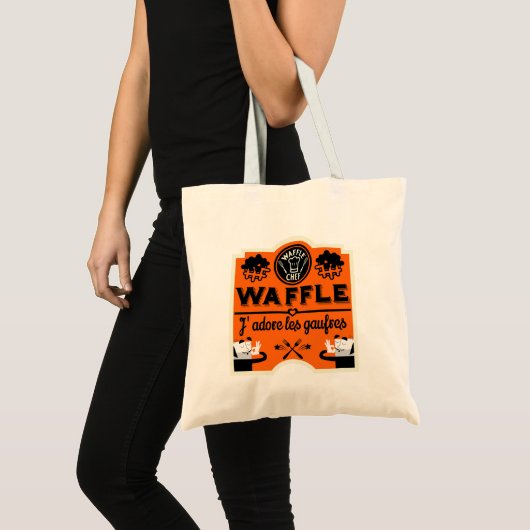 Tote Bag gaufres françaises (Devant (produit))