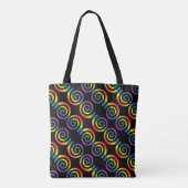Tote Bag Gay LGBTQ Rainbow Pride Motif de bande (Dos)