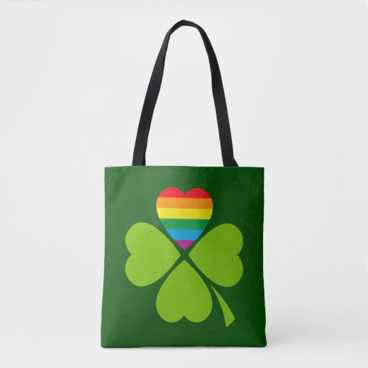 Tote Bag Gay Lucky Clover (Devant)