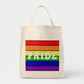 Tote Bag Gay Pride arc-en-ciel (Devant)