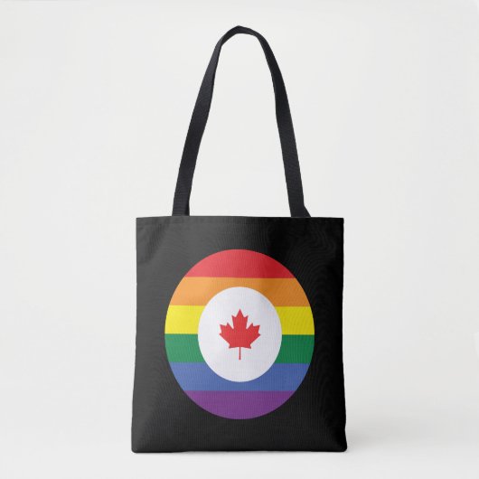 Tote Bag Gay pride canadien (Devant)