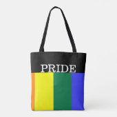 Tote Bag Gay pride Rainbow Personnalisé (Dos)