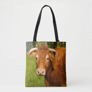 Tote Bag Gazer la vache