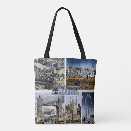Tote Bag GB ^ Royaume-Uni - Angleterre - Londres (Dos)