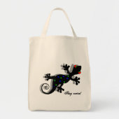 Tote Bag Gecko Funky - Les cadeaux Lizard Lover (Devant)