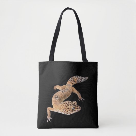 Tote Bag Gecko Léopard (Devant)