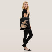 Tote Bag Gecko Léopard (Sur le modèle)