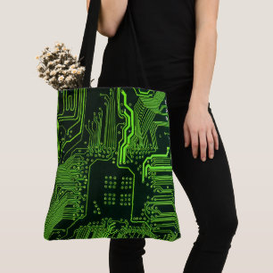 Tote Bag Geek de la carte de circuit électronique Nerd PCB 