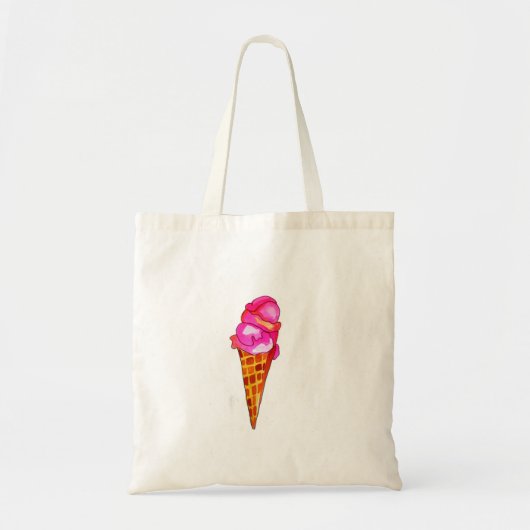 Tote Bag gelée de crème glacée art alimentaire mignon (Devant)