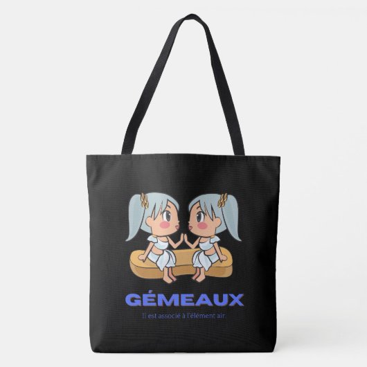 Tote Bag Gémeaux (Devant)