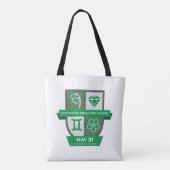 Tote Bag Gemini Birthday Crest™ for May 21-31 (Dos)