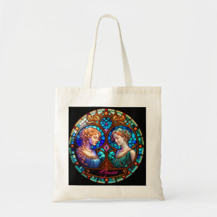 Tote Bag Gemini et Pearl Harmony