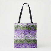 Tote Bag Genderqueer Dragon Damask - Genderqueer Pride Drap (Devant)