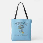 Tote Bag Généalogie une clé au passé (Dos)