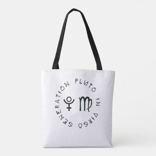 Tote Bag Génération Pluto en Astrologie Virgo Zodiac (Dos)