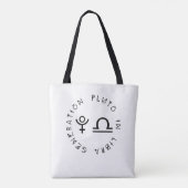 Tote Bag Génération Pluton en Balance Astrologie Zodiaque (Dos)
