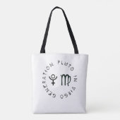 Tote Bag Génération Pluton en Vierge Astrologie Zodiaque (Dos)