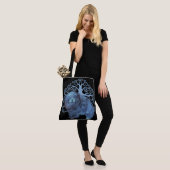 Tote Bag GÈNES FADÉS Chow Tree of Life - NOIR (Sur le modèle)