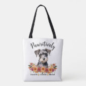 Tote Bag Génial et gracieux, bienheureux, mignon chien (Dos)