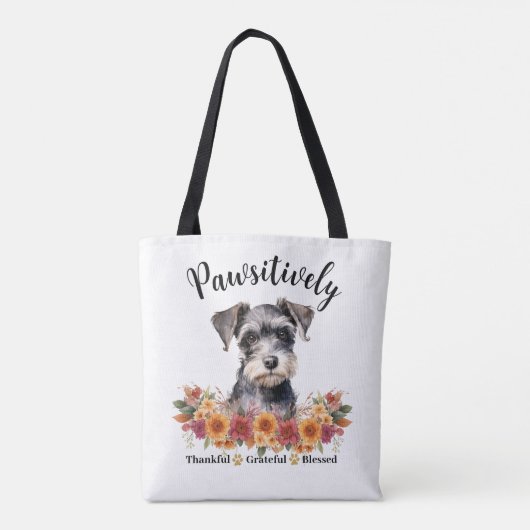 Tote Bag Génial et gracieux, bienheureux, mignon chien (Dos)