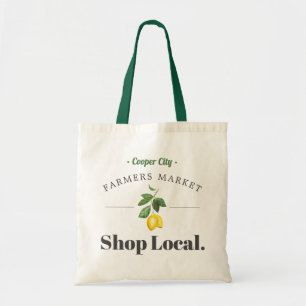 Tote Bag Gens du pays de magasin du marché d'agriculteur