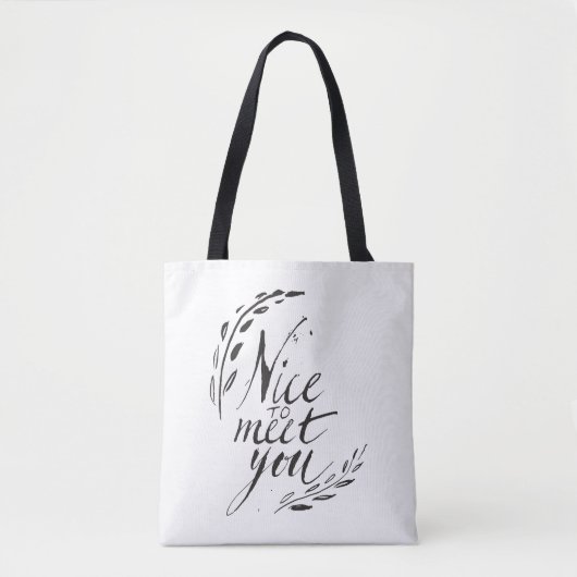 Tote Bag Gentil de vous rencontrer (Devant)
