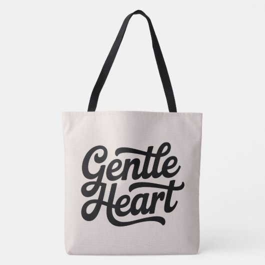 Tote Bag Gentle heart (Voorkant)
