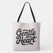 Tote Bag Gentle heart (Achterkant)