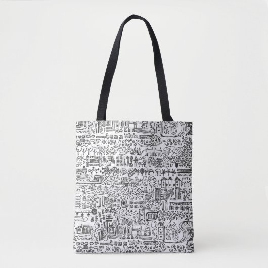 Tote Bag geo design (Devant)