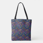 Tote Bag géo linears coloré (Dos)
