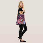 Tote Bag Géode cristal Red Agate Abstrait (Sur le modèle)