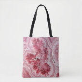 Tote Bag Géode cristal rose (Devant)