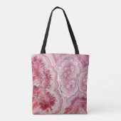 Tote Bag Géode cristal rose (Dos)