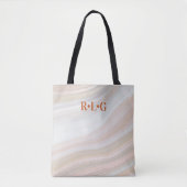 Tote Bag Géode de marbre chaud (Devant)