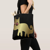 Tote Bag Géoglyphes de chat rouge Animaux (De près)