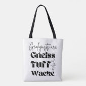 Tote Bag Géologue (Dos)