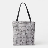 Tote Bag Geometric pattern design abstract, art, graphic de (Dos)
