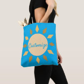 Tote Bag Geometric Sun Circle Thunder_Cove (De près)