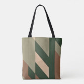 Tote Bag Géométrie abstraite inspirée de la nature (Dos)