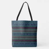 Tote Bag Géométrie Aztèque - multicolore (Devant)