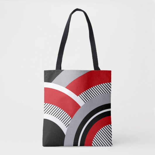 Tote Bag Géométrie colorée (Devant)