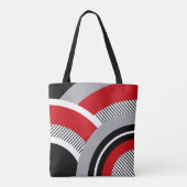 Tote Bag Géométrie colorée (Dos)
