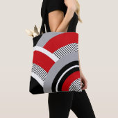 Tote Bag Géométrie colorée (De près)