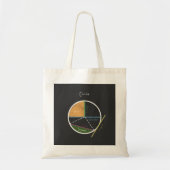 Tote Bag Géométrie d'une géométrie circulaire (Devant)