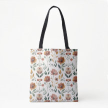 Géométrie florale bohème – Motif de fleurs sauvage