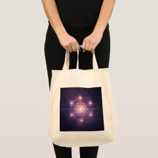 Tote Bag Géométrie sacrée lumineuse Lumière cosmique