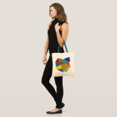 Tote Bag Géométrique (Devant (modèle))