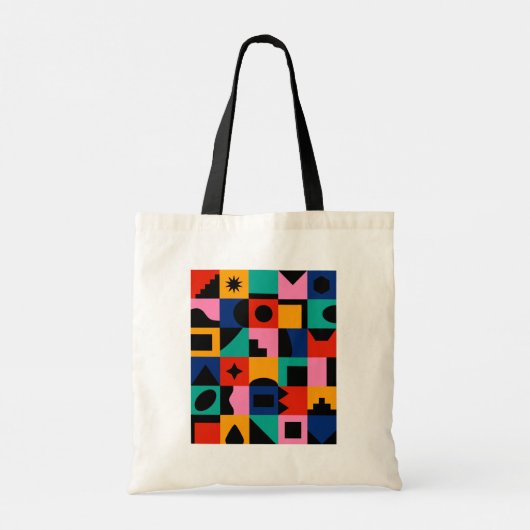 Tote Bag Géométrique (Dos)