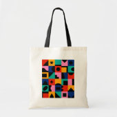 Tote Bag Géométrique (Devant)
