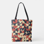 Tote Bag géométrique Abstraite : art informatique. (Dos)